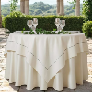 Tovaglia per matrimonio colore avorio