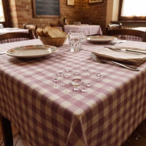Tovagliato antimacchia per trattoria