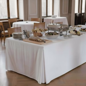 Tovagliato per buffet camelia colore bianco