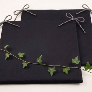 Cuscino per sedia ristorante colore grigio con laccetti