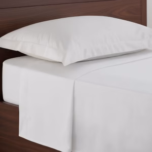 Lenzuola sopra hotel cotone bianco -Secla